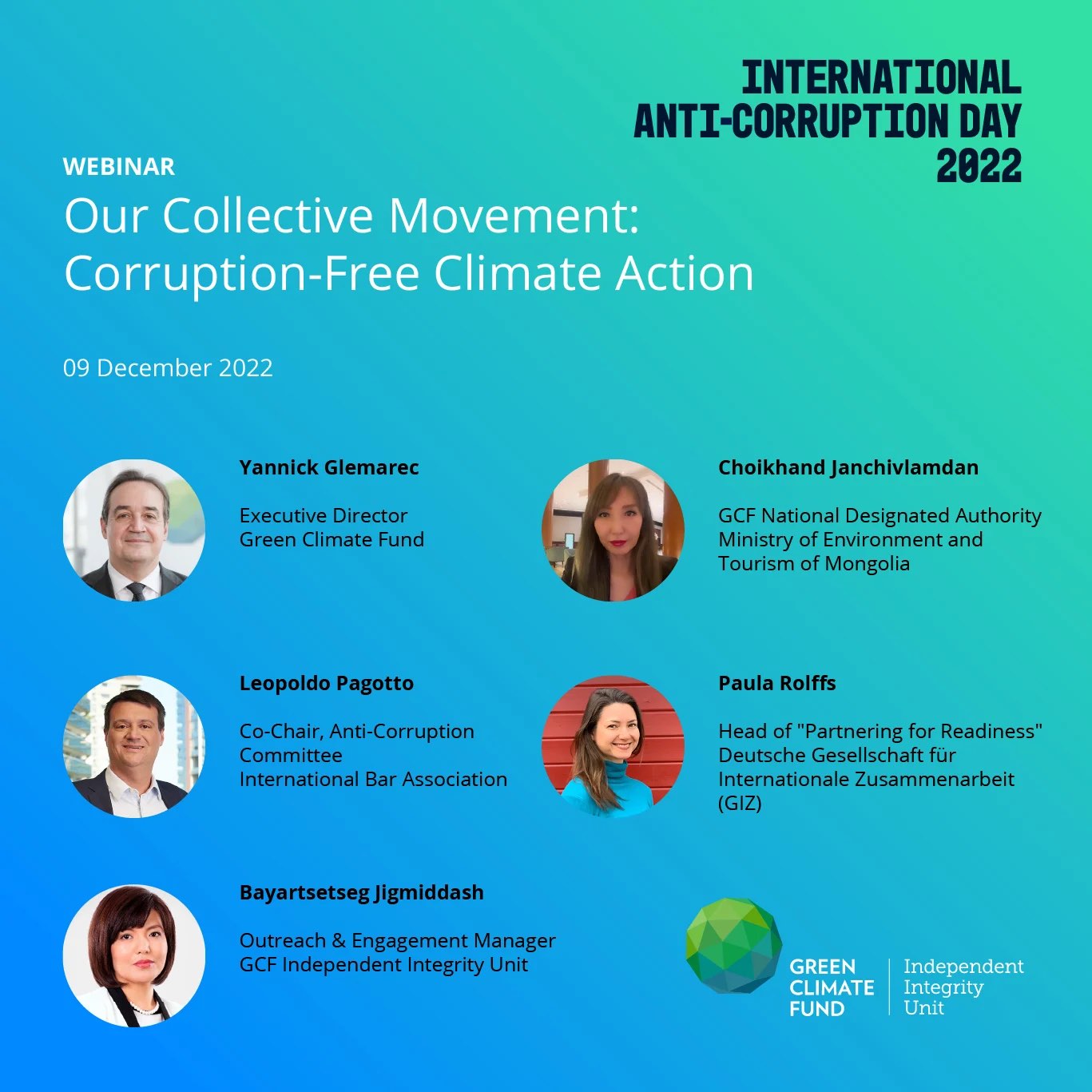 [iacd 2022] Our Collective Movement Corruption Free Climate Action Independent Integrity Unit