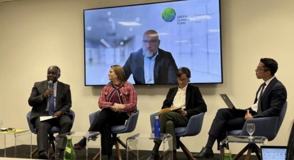 Deputy Head Albert Lihalakha joins a panel on integrity tools and risk management